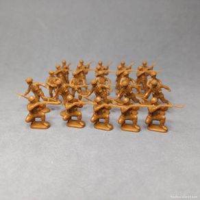 Juguetes antiguos: Soldados Británicos Paracaidistas, Segunda Guerra Mundial, 22 figuras ESCI esc 1-72 año 1983